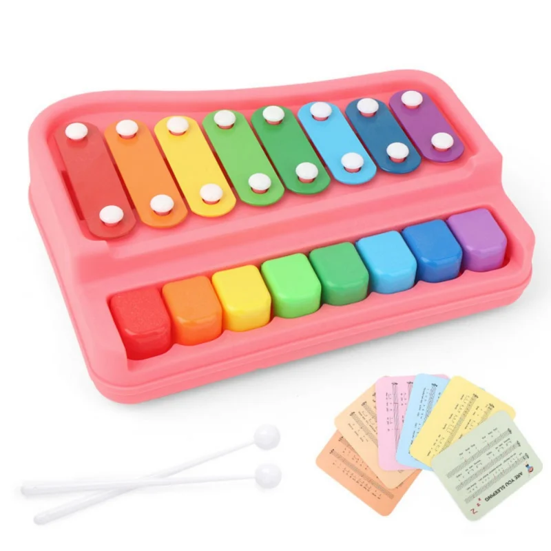 P 2 Цвета холодный барабан музыкальная игрушка для малышей ударная установка пианино игрушки, музыкальный инструмент Обучающие Развивающие игрушки для детей y - Цвет: P