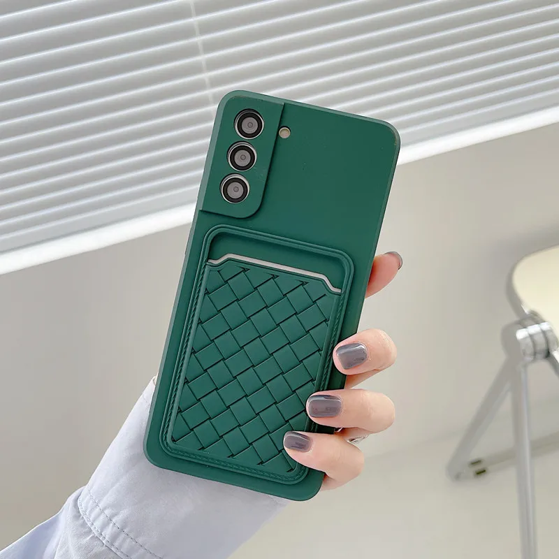 Силиконовый чехол с жидким плетеным рисунком для Samsung A22 5G A12 A32 A52 A72 A31 A51 A30 A50