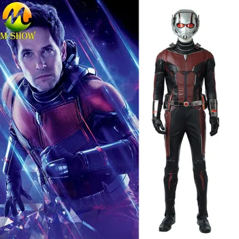 

Ant-Man 2 Scott Lang Ant-Man Cosplay Costume and the Wasp Cosplay Antman costume Halloween Costumes Superhero jumpsuit Helmet