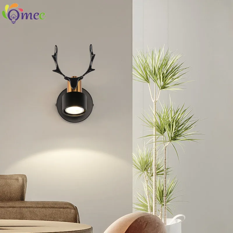 Modern Wall Lamps For Rotation Living Room Lights Bedroom bedside Aisle Corridor Foyer Hall Spin Indoor Lighting Home fixtures