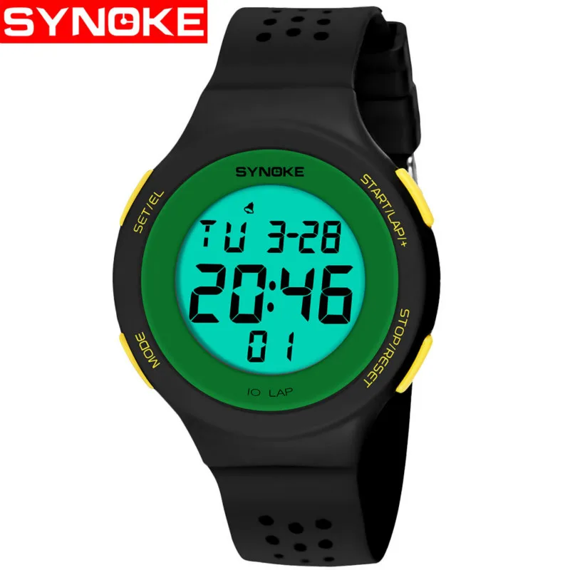 

Luxury Ultra-thin LED Swimming Waterproof Electronic Watch Porous Breathable Fashion Sports Watch Student Couple Digital Watch