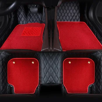 

Car floor mats Case for Cadillac ATS CTS XTS SRX SLS 5D car-styling all weather carpet floor liner