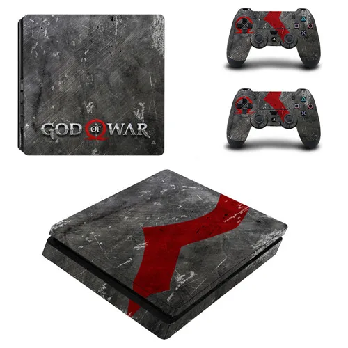 P4SQB0176 Игра God of War полное покрытие лицевые панели PS4 тонкая кожа Виниловая наклейка, стикер для Playstation 4 консоль и контроллер PS4 тонкая наклейка - Цвет: P4SQB0176