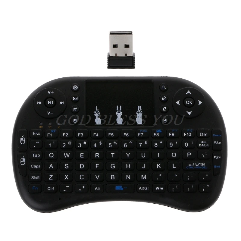 Английская 2,4 ГГц Беспроводная i8 Клавиатура Тачпад Fly Air мышь для Android tv PS3