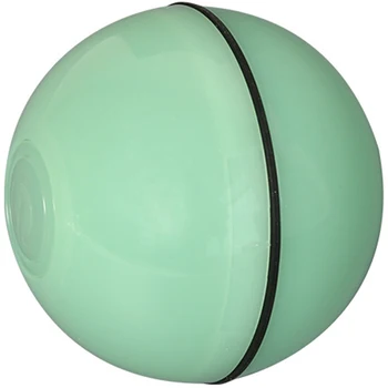 

LED Flash Cat Ball Pet Dog Toys Intelligent USB Charging Funny Chewing Rolling Ball Prevent Depression Cat Dogs Toy-Green