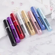 1 шт. высокое качество 5 мл металлический парфюмерный распылитель пустой стеклянный распылитель алюминиевая распылительная бутылка косметическая бутылка для путешествий