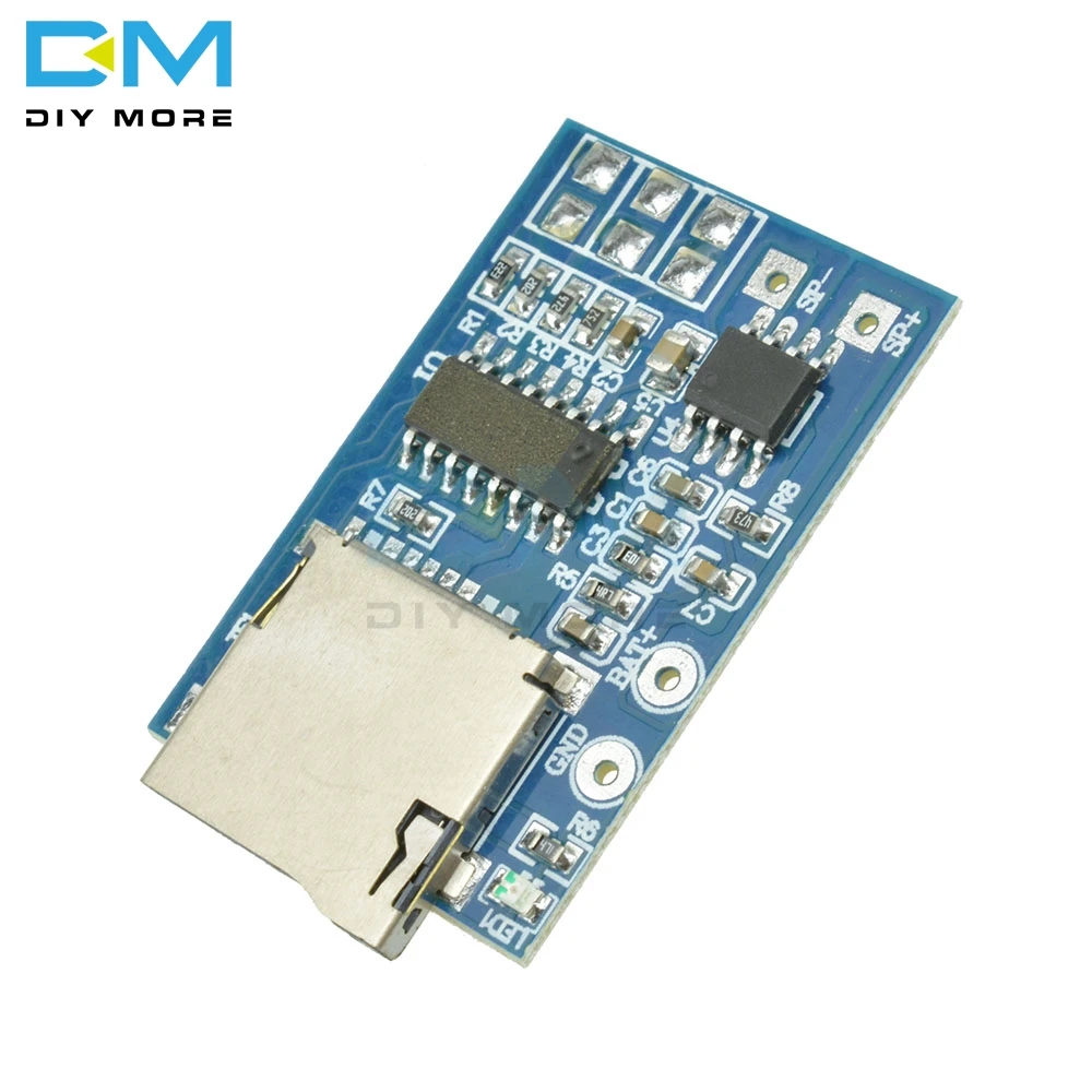 

GPD2846A TF Card MP3 Player Decoder Board Module Mixed Mono 2W Amplifier Module for Arduino GM Power Supply Support MP3 FM Radio