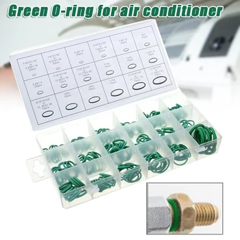 

O-Ring Rubber Assortment Kit with Case Air Conditioning O Ring for Car Truck Replacement Tool Set