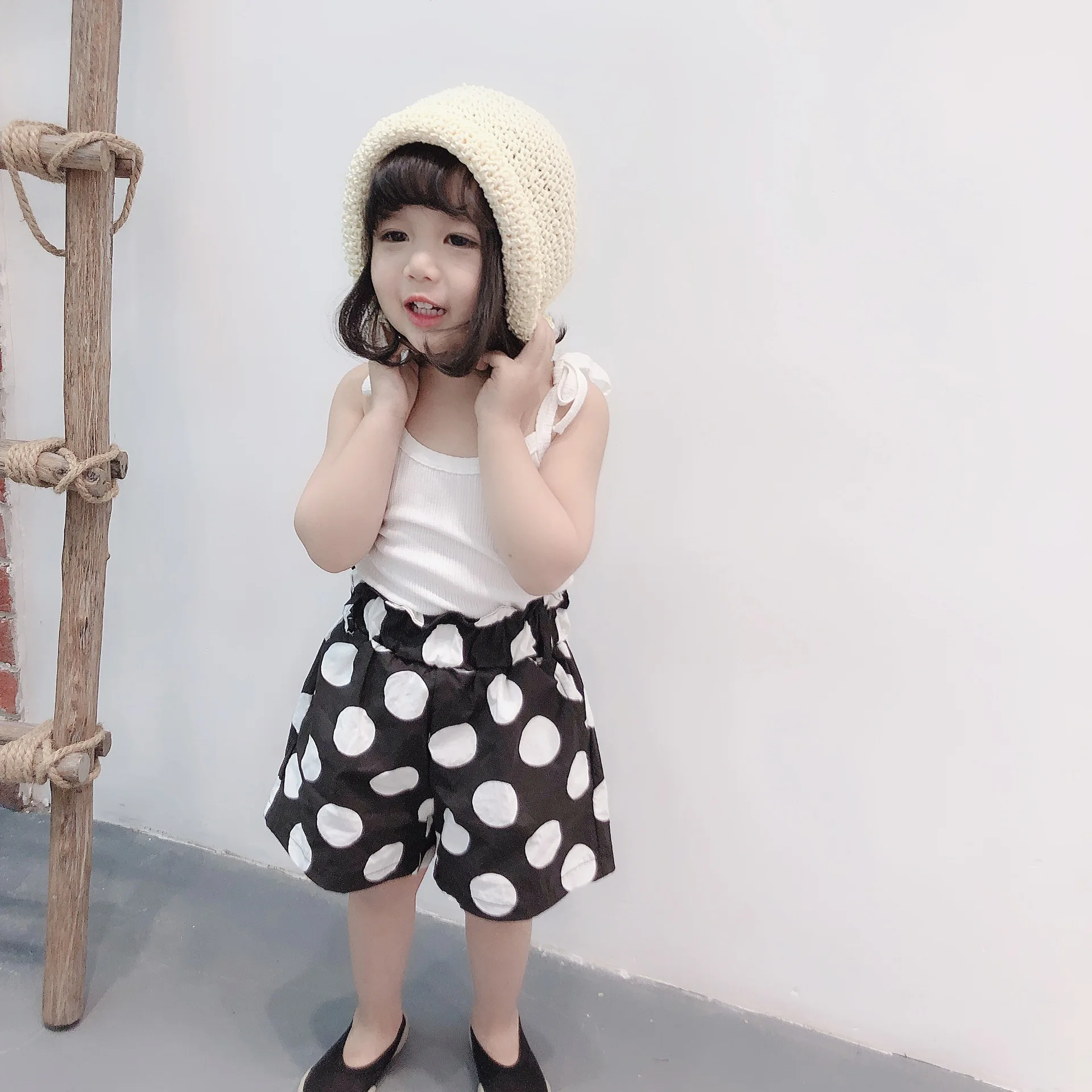 Ukeybaby детская одежда широкие шорты-кюлоты для маленьких девочек hua bao ku da bo dian