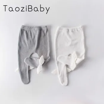 

Baby Pantyhose Newborn 2019 Autumn And Winter Baby's Lovely Angel Wings Bottoming Pure Cotton Pantyhose