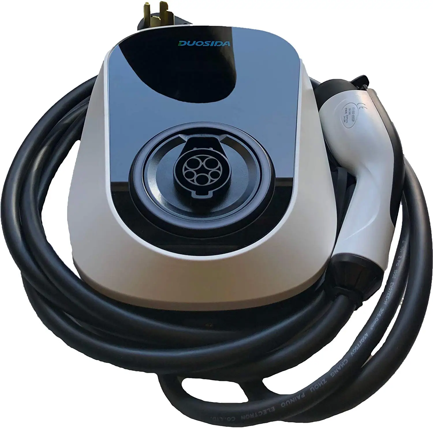 

32Amp Smart Electric Vehicle (EV) Charging Station Level 2 EVSE 240 Volt- 32 Amp Electric Car Charger Plug-in Station for Tesla