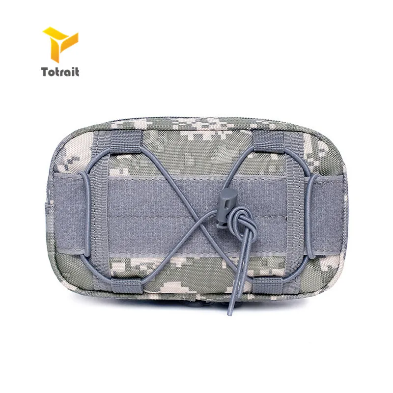ACU TOtrait Кемпинг мужской нейлоновый Molle Чехол тактический ремень маленький карманный военный кошелек поясная сумка для путешествий охотничья сумка Винтовка Сумка - Цвет: ACU