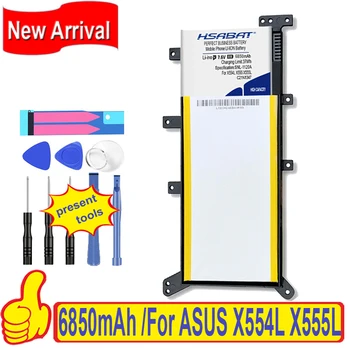 

100% Original HSABAT 6850mAh C21N1347 Battery For ASUS X554L X555L X555LB X555LN X555 X555LD X555LP F555A F555U W519L F555UA VM