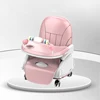 Folding Baby Highchair Kids Chair Dinning High Chair for Children Feeding Baby Table and Chair for Babies Toddler Booster Seat ► Photo 3/6