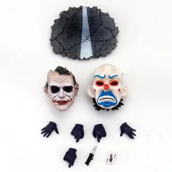 

DC Dark Knight Black Bat Q Edition Bain Catwoman Clown Heath Ledger Joint Eye Movable Model for 5" HT Action Figure Toys model