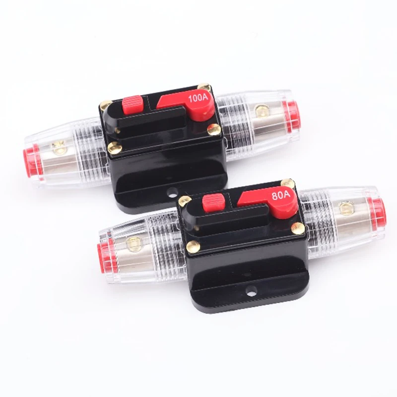 12V Auto Recovery Insurance Bile Duplex Circuit Breaker Audio Amplifier Circuit Breaker AGU Stereo Amplifier