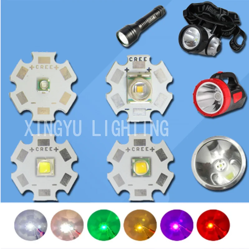 3W5W10W High Power LED lamp beads CREE 3535 XPE Q5 T6 L2 Highlight flashlight warm white red green blue | Освещение