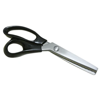 

HOT- DIY Necessary Sewing Tools Tailor's Scissors 7mm Wave Lace Dressmaker's Shears