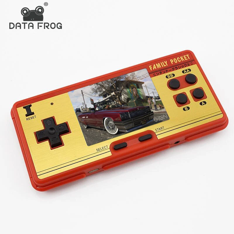 Портативная портативная игровая приставка DATA FROG 638 игр ретро мини игра лучший