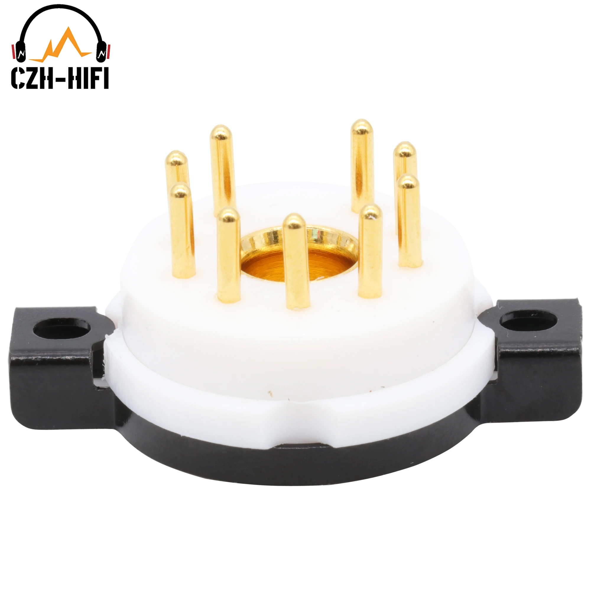 1개 EIZZ 하이엔드 9핀 PTFE 진공관 소켓 전자 밸브 베이스 WE34 WE429 8233 6S45P WE418A 앰프 DIY 키트용