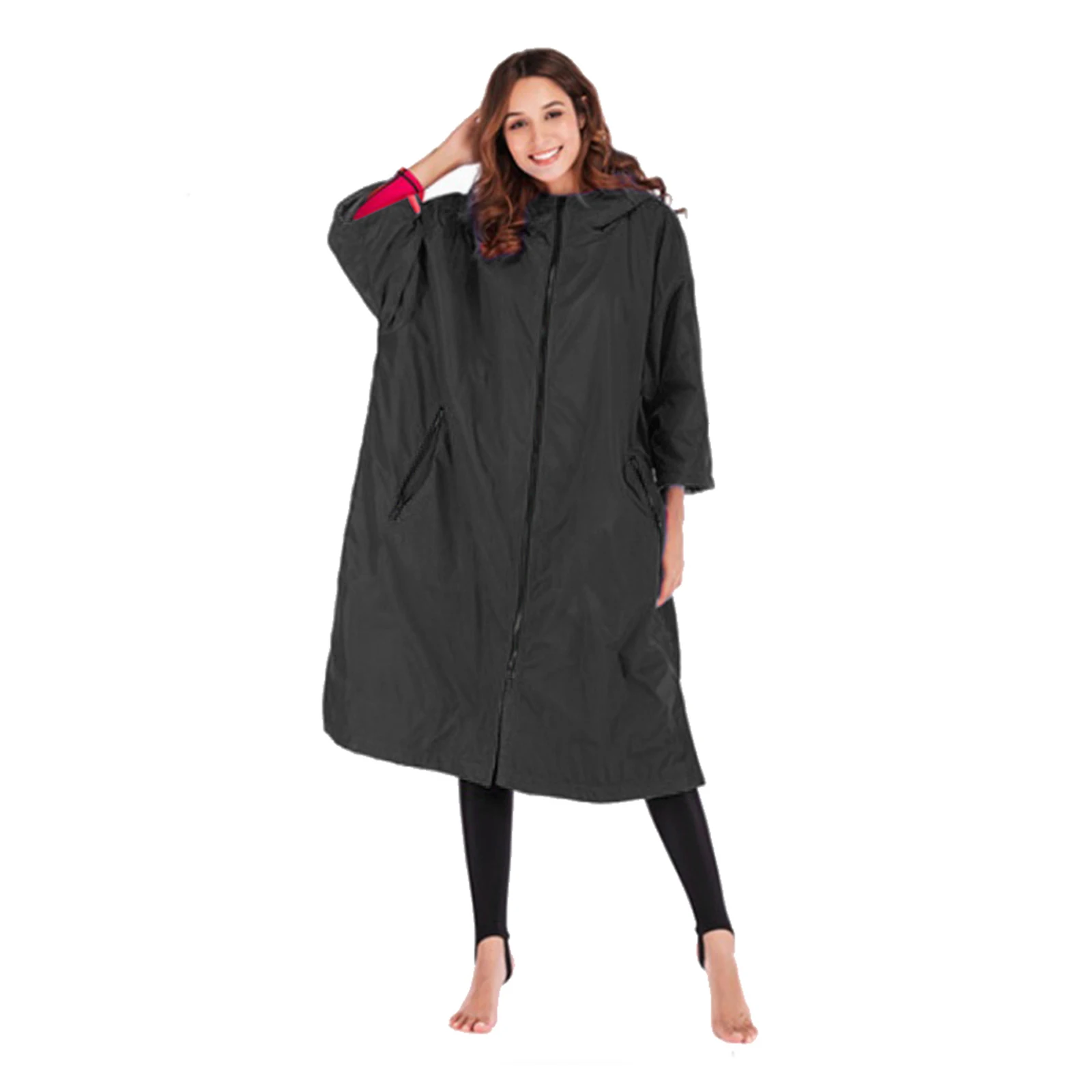 Diving Changing Robe Jacket Outdoor Long Anorak Windbreaker Beach Surfing Poncho | Спорт и развлечения