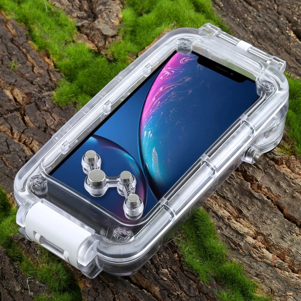 40 м защита для подводного дайвинга чехол для iPhone X полное покрытие для плавания водонепроницаемый экран противоударный чехол для iPhone X XS XR Max