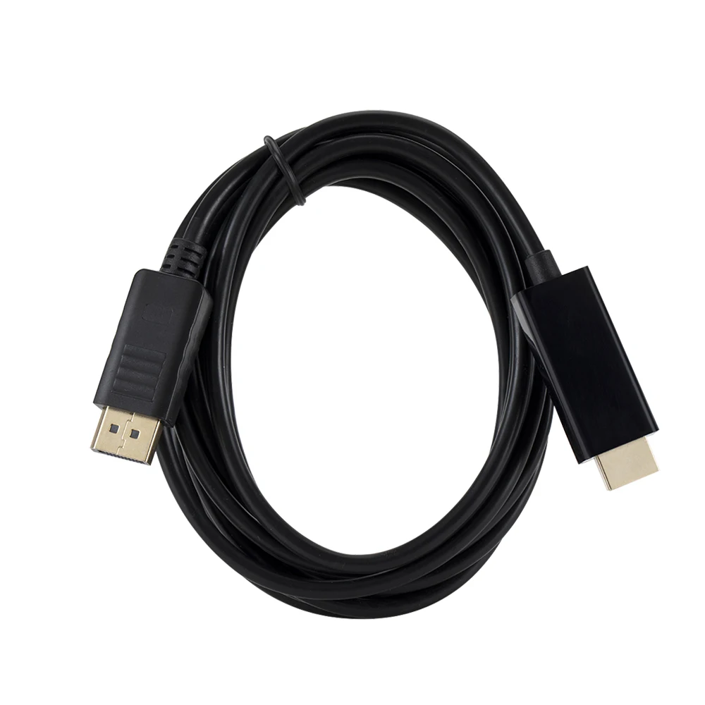 1,8/3 м DP To HDMI адаптер дисплея Порты и разъёмы Дисплей Порты и разъёмы мужчина к HDMI кабель конвертер для портативных ПК HD проектор