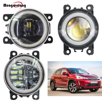 

2 X Car Front Fog Light LED Halo Ring Angel Eye DRL Daytime Running Light H11 12V For Citroen C4 2004-2015