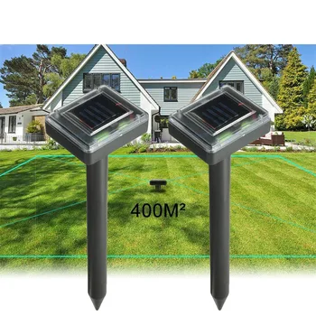 

Pest control solar garden ultrasonic rat and mouse repeller