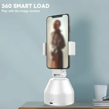 

For Smartphones Gimbal Stabilizer Universal 360 Degree Rotation Home Auto Face Tracking Mount Smart Desktop Rechargeable Battery