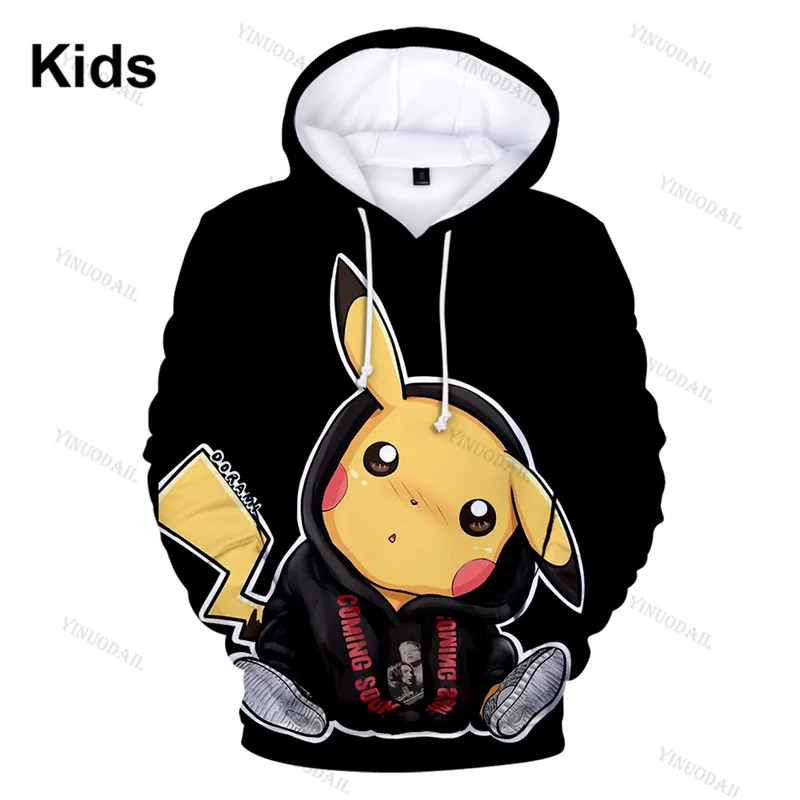 

Cartoon Anime Jacket Tops Teen Clothes Cute Kids Hoodies Shooting Anime 3D Print Hoodie Men and Women Harajuku Sweatshirt