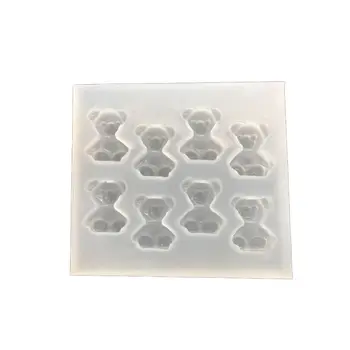 

8pcs Lovely s Shape Silicone mould for Handmade bracelet manual Ring PU epoxy UV doming resin adhesive jewelry diy