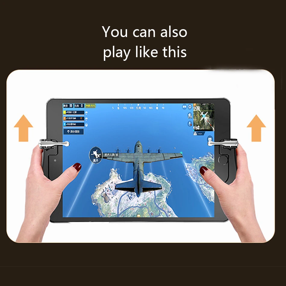 H2 контроллер геймпад для PUBG Mobile для Ipad планшет триггер Кнопка огня Aim ключ для мобильных игр Ручка Джойстик
