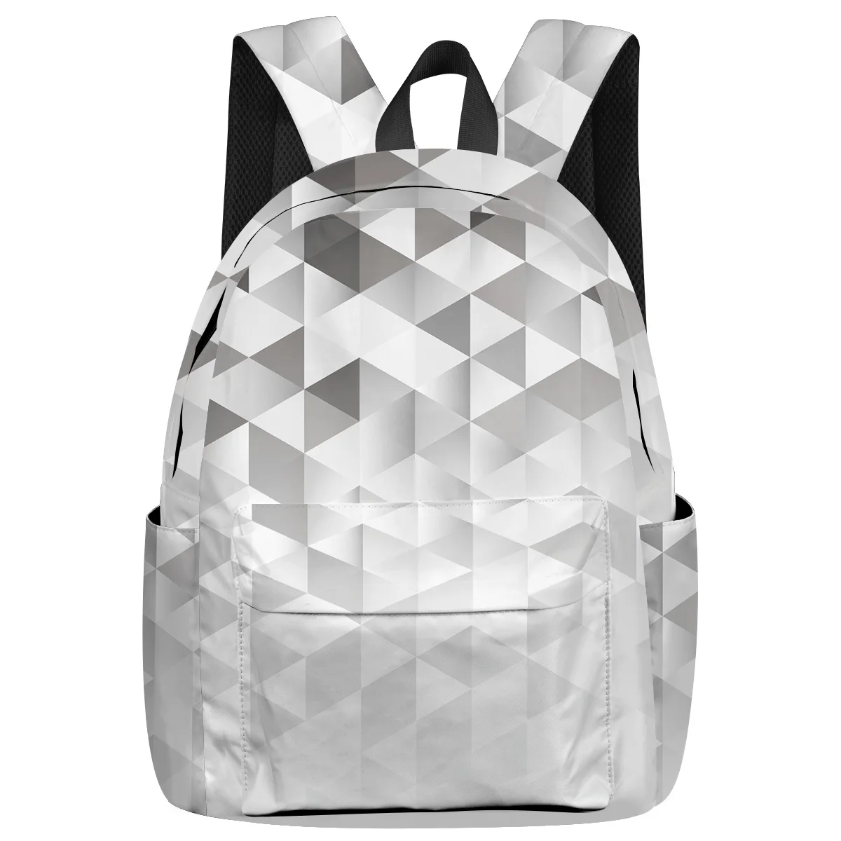 

Geometric Gradient With Mosaic Triangle Pattern Night Light Reflective Computer Backpack Scratch Resistant Outdoor Explorer