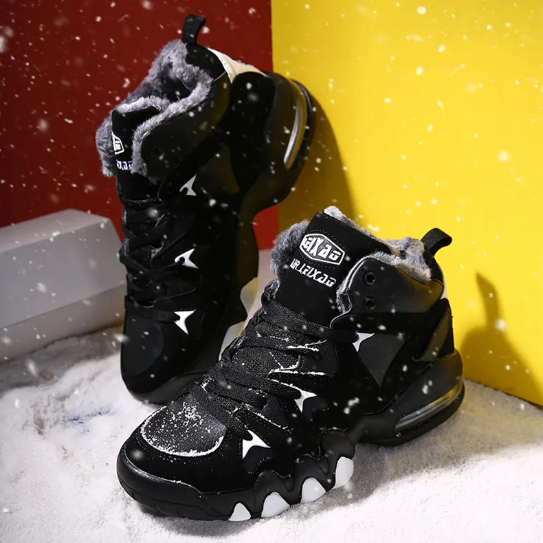 VSIOVRY/ зимние теплые меховые кроссовки для мужчин и женщин, мягкие беговые кроссовки из натуральной кожи, водонепроницаемая Спортивная обувь, размеры 36-47