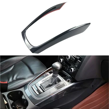 

Print Console Gearshift Frame Cover Trim Carbon Fiber Color fit for Audi Q5 2010-2013 2014 2015 2016 2017 Black Carbon Fiber