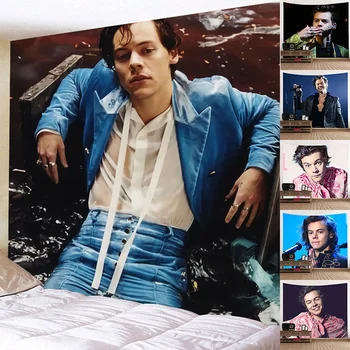 

Fashion Singer Harry Styles Tapestry Hip Hop Syle Wall Decor Home Decoration (150*100CM / 150*130CM / 200*150cm)