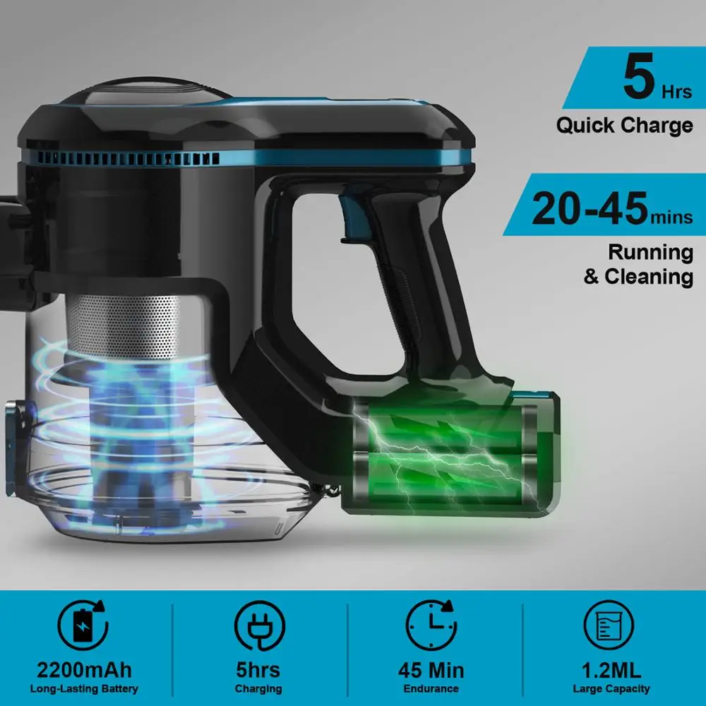 US $89.59 INSE Vacuum Cleaner 12Kpa 130W Brushless Motor Stick Vacume Up To 40 Mins Runtime 2200mAh Rechargeable Battery Aspiradora