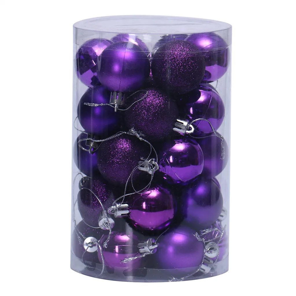 34 шт 40 мм Рождественская елка шар-безделушка подвесное украшение для домашней вечеринки декор рождественские принадлежности украшения для дома# T2