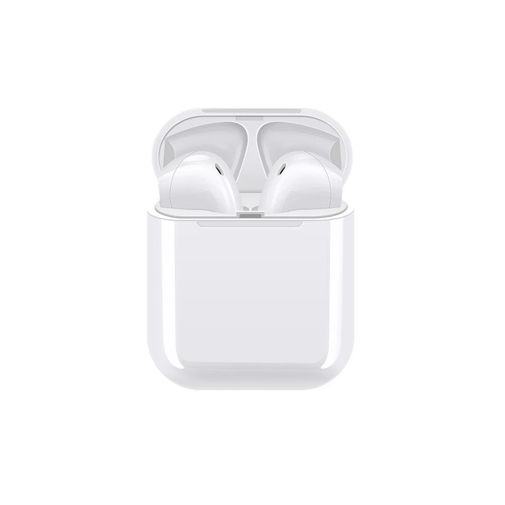 I9S TWS Bluetooth наушники беспроводные вкладыши гарнитура Bluetooth 5,0 стерео спортивные наушники с микрофоном для iPhone Android - Цвет: White