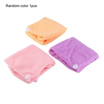 

Microfibre After Shower Hair Drying Wrap Towel Quick Dry Hair Hat Cap Turban