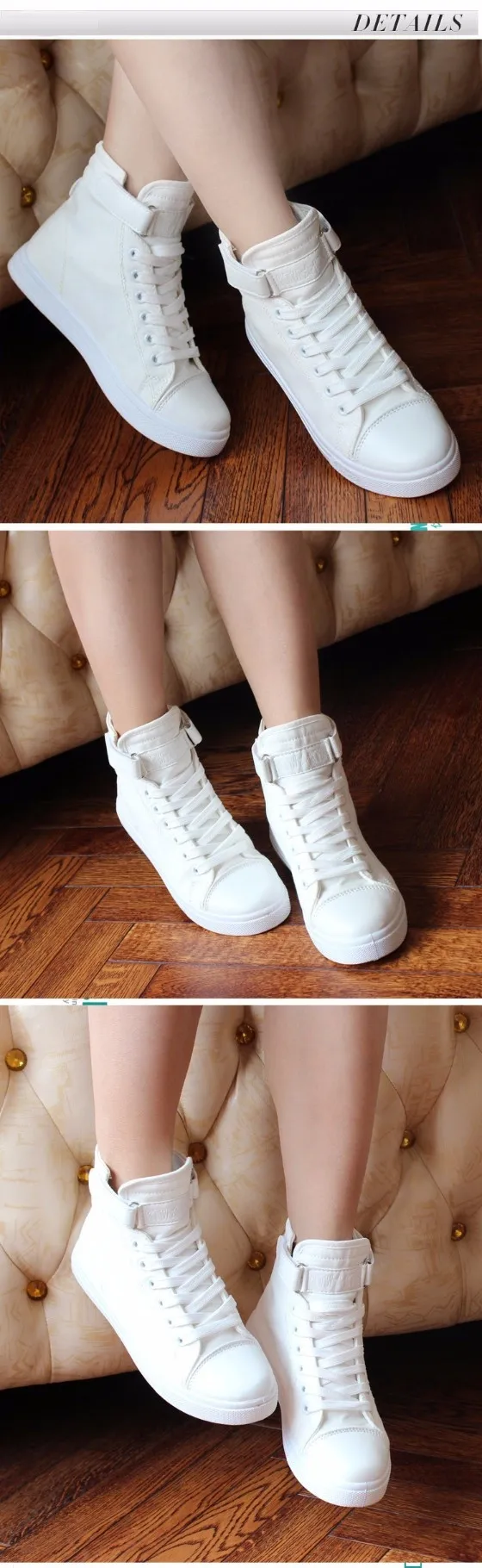 Female Sneakers Black Canvas Shoes White Women Casual Shoes White Flat Female Basket Lace Up Solid Trainers Chaussure Femme_