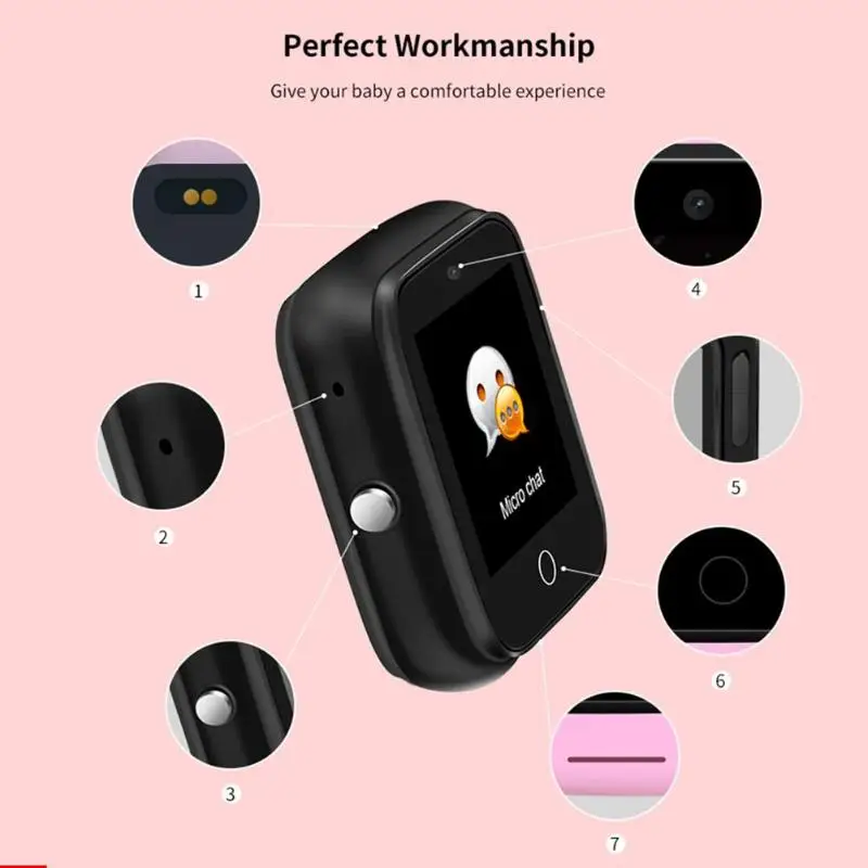 Дети SOS Смарт-часы телефон IPX7 водонепроницаемый SOS телефонный звонок gps локатор анти-потеря Smartwatch Совместимость IOS и Android