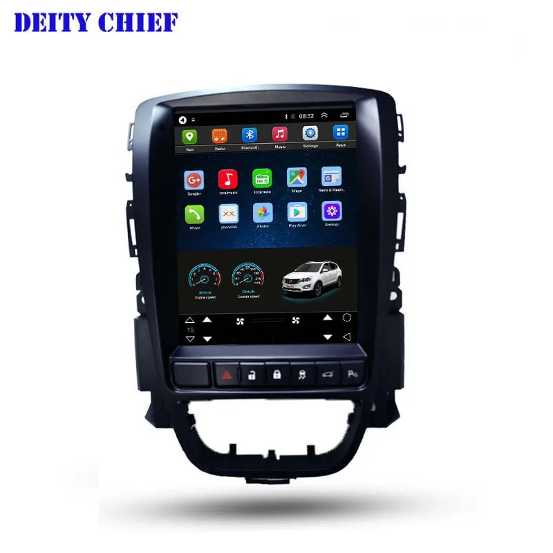 Автомобильный мультимедийный gps Радио android 9 для Opel Astra J Vauxhall Buick Verano 2009- вертикальный экран
