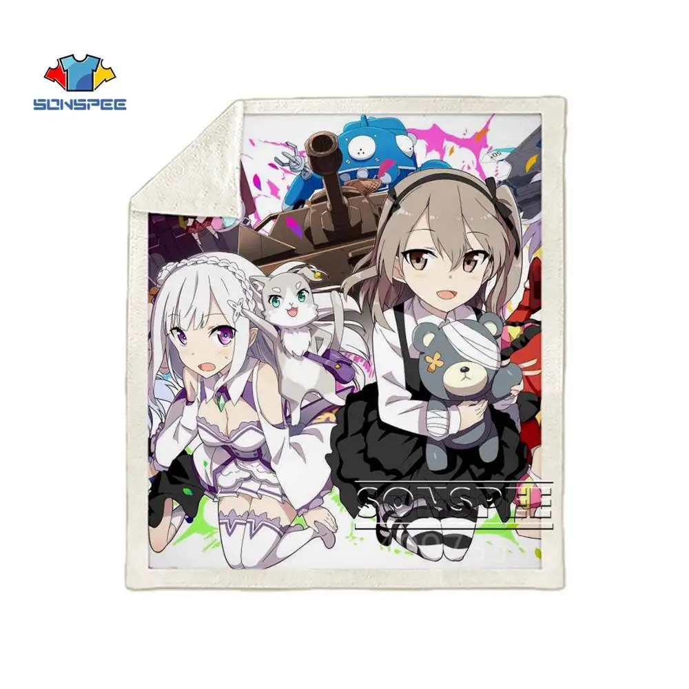 SONSPEE Кролик дом обувь для девочек Harajuku Дети взрослых 3d принт одеяло Теплый диван одеяло покрывало путешествия постельные принадлежности магазин при фабрике K137 - Цвет: 1