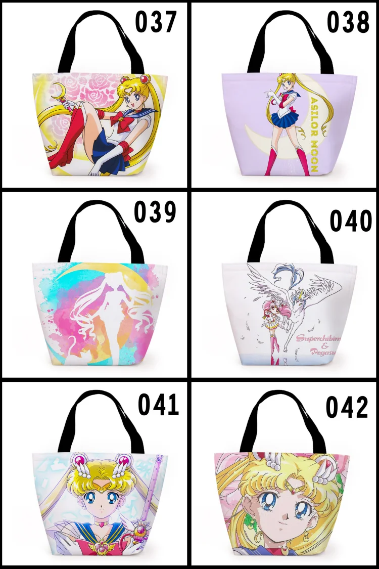 sacos de almoço dos desenhos animados saco