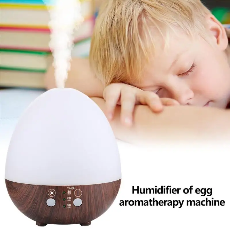 Billig 235ml LED Luftbefeuchter Ei Form USB Ultraschall Ätherisches Öl Aromatherapie Diffuser Kühlen Nebel Maker Fogger Luftreiniger