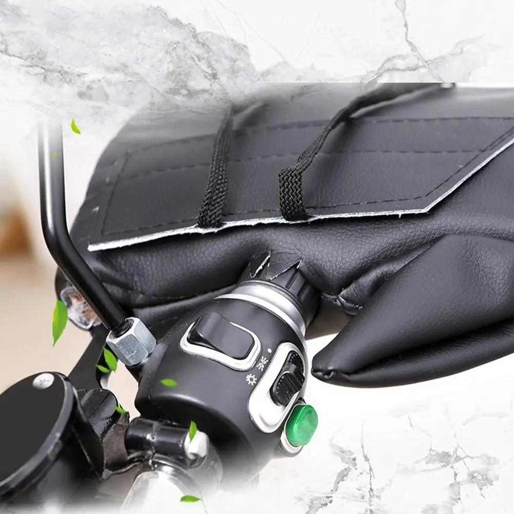 Guanti Per Moto Scooter Manubrio Guanti Invernali Impermeabili Antivento Impugnatura Per Moto Copertura Termica Accessori Per Moto - Foto 6