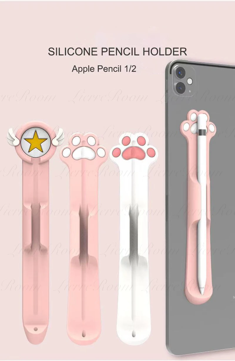 Silicone Case for Pencil Stick Holder for Apple Pencil 1 2 Pen Cover Tablet Touch Pen slot Protective Bags Sleeve Case Holder