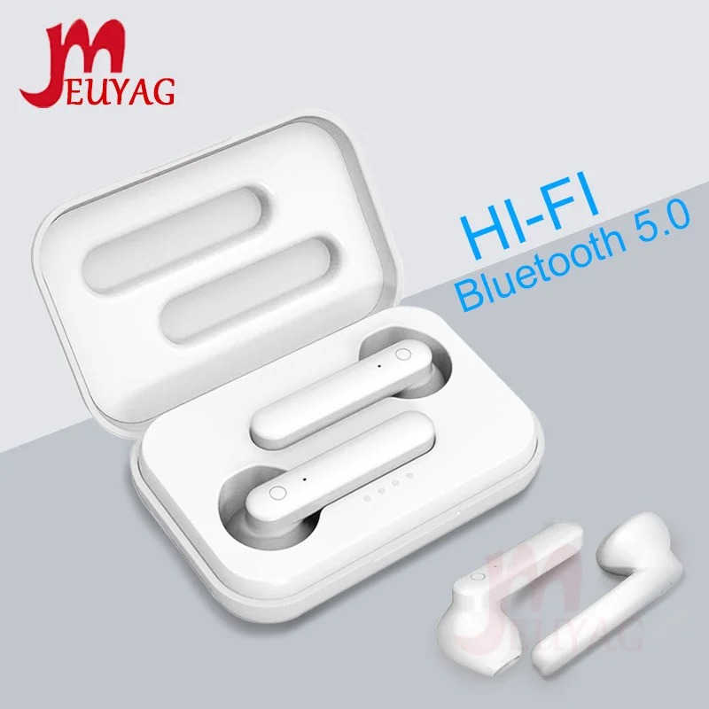 MEUYAG TWS беспроводные Bluetooth наушники с системой HANDSFREE наушники Спортивная гарнитура Поддержка Siri Mic для iPhone 11 samsung huawei